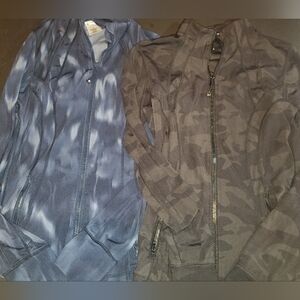 2 Womens Size Small Zip-Up Active Jackets